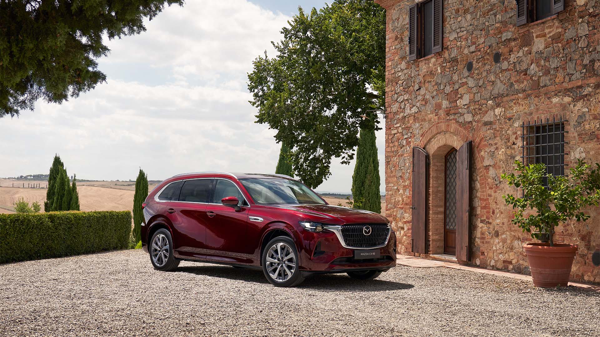 De volledig nieuwe Mazda CX-80: het nieuwe zevenzits vlaggenschip