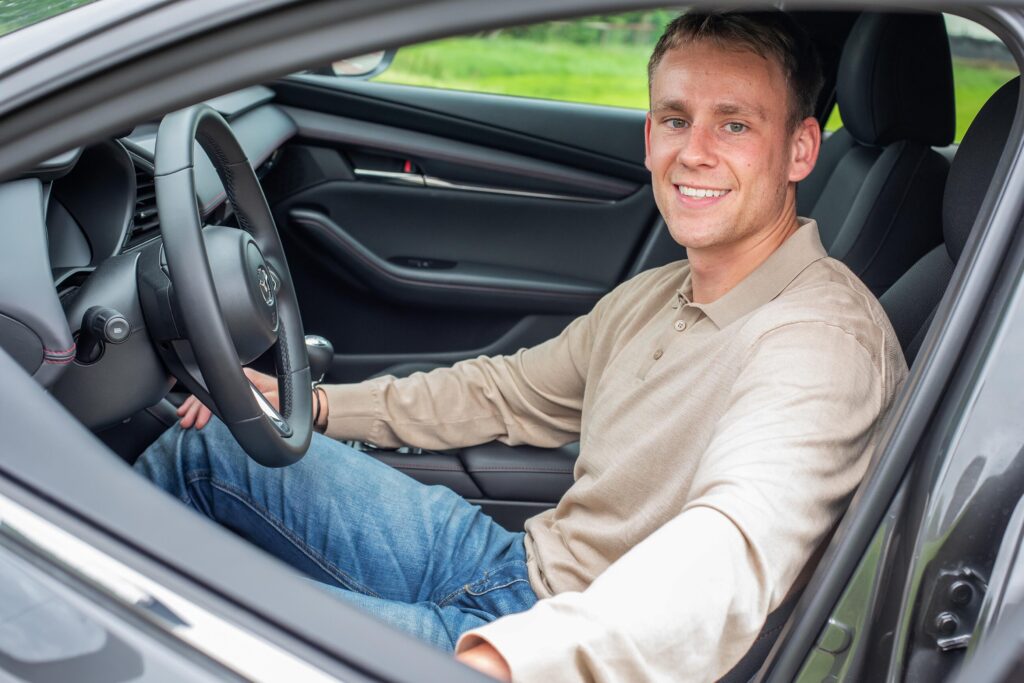 Guido rijdt maar wat graag in zijn Mazda3