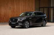 Mazda-CX-80 zwart driekwart voor